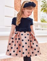 Vestido Mikado estampado combinado Abel & Lula - Image 2