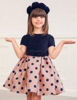 Vestido Mikado estampado combinado Abel & Lula