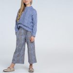 Calça culotte quadrados rapariga - Image 2