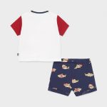 Conjunto calções estampado malha recém nascido menino - Image 4