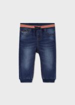 Calça ECOFRIENDS jogger ponto ganga bebé menino