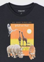 T-shirt PLAY WITH ECOFRIENDS menino - Image 2