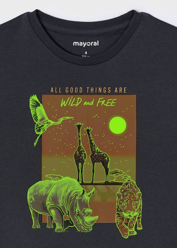 T-shirt PLAY WITH ECOFRIENDS menino - Image 3