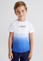 T-shirt ECOFRIENDS dip dye menino