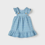 Vestido ganga bebé menina