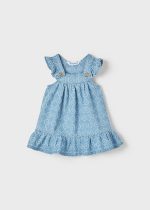 Vestido ganga bebé menina