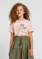 T-shirt gráfica ECOFRIENDS rapariga