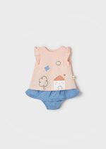Conjunto saia ECOFRIENDS Lyocell Tencel™ recém nascido menina - Image 2