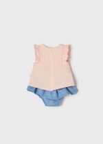 Conjunto saia ECOFRIENDS Lyocell Tencel™ recém nascido menina - Image 5