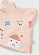 Conjunto saia ECOFRIENDS Lyocell Tencel™ recém nascido menina - Image 3