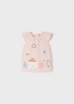 Vestido serigrafia ECOFRIENDS recém nascido menina