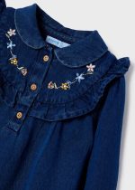 Vestido denim bordado - Image 2