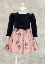 VESTIDO VELUDO COMBINADO TULE MENINA - Image 4