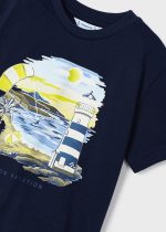 T-shirt com motivo interativo de algodão sustentável - Image 3