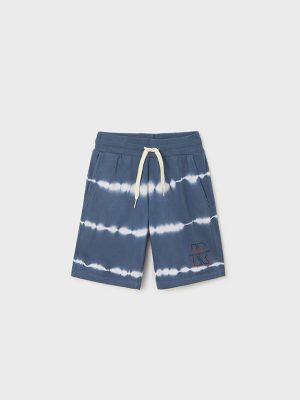 Calção tie dye de algodão rapaz