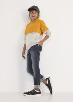 Calças slim fit com algodão sustentável - Image 6