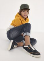 Calças slim fit com algodão sustentável - Image 2