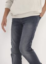 Calças slim fit com algodão sustentável - Image 5