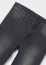 Calças slim fit com algodão sustentável - Image 4