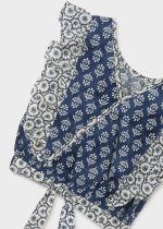 Blusa combinada com folhos de algodão - Image 6