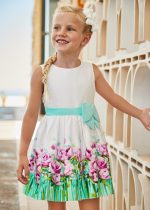 Vestido estampado de algodão menina - Image 2