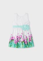 Vestido estampado de algodão menina - Image 3