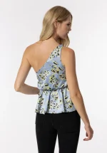 Top Assimétrico Acetinado Cut Out - Image 5