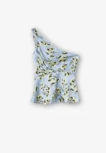 Top Assimétrico Acetinado Cut Out - Image 2