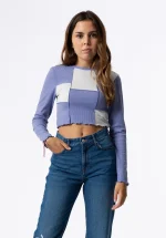 T-shirt Patchwork Bicolor - Image 5
