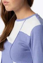 T-shirt Patchwork Bicolor - Image 3