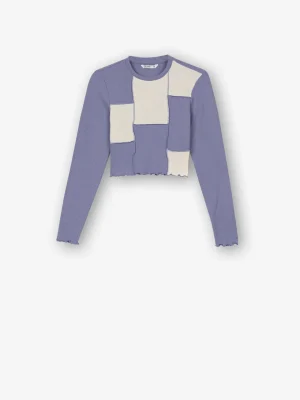 T-shirt Patchwork Bicolor