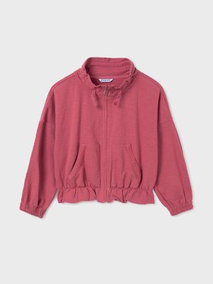 Casaco fecho Better Cotton rapariga