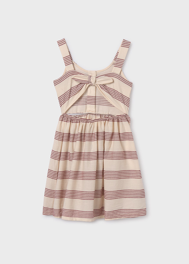 24-06957-068-L-5 Vestido riscas piqué rapariga - Image 6