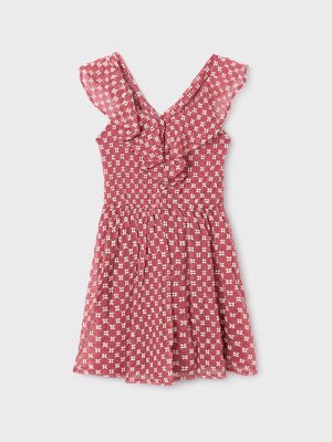 Vestido bambula bordado rapariga