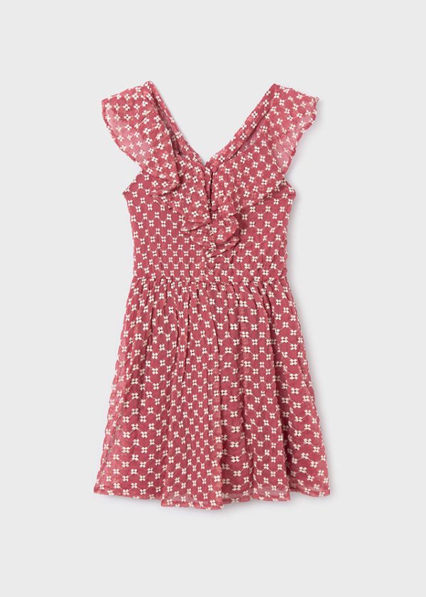 Vestido bambula bordado rapariga - Image 1