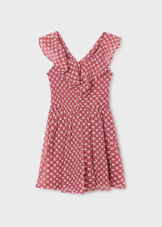 24-06960-050-L-4 Vestido bambula bordado rapariga - Image 1
