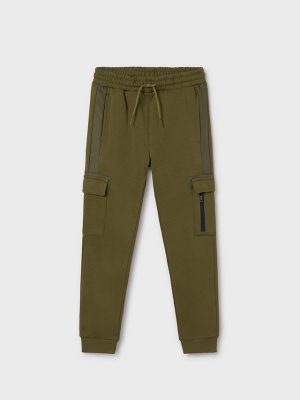 Calça contrastes