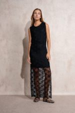 Vestido comprido de renda - Image 2