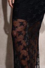 Vestido comprido de renda - Image 5